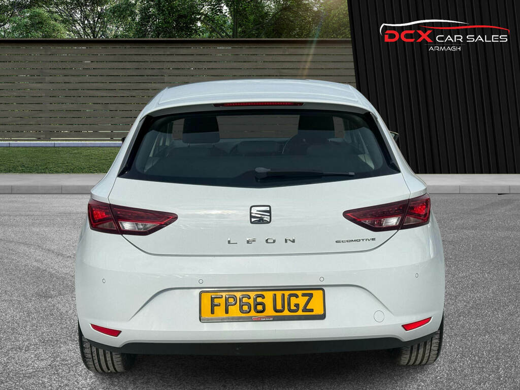Seat Leon 1.6 Tdi Ecomotive Se Technology Pack FP66UGZ White #5