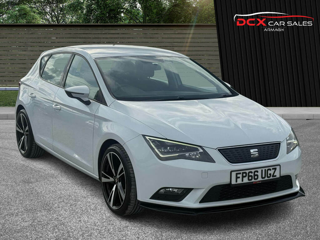 Seat Leon 1.6 Tdi Ecomotive Se Technology Pack FP66UGZ White #2