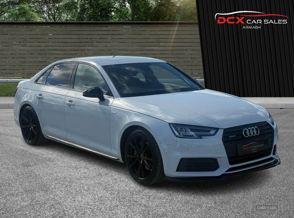 Audi A4 2.0 Tdi 190 Quattro Black Edition S Tronic YG18MFL White #2