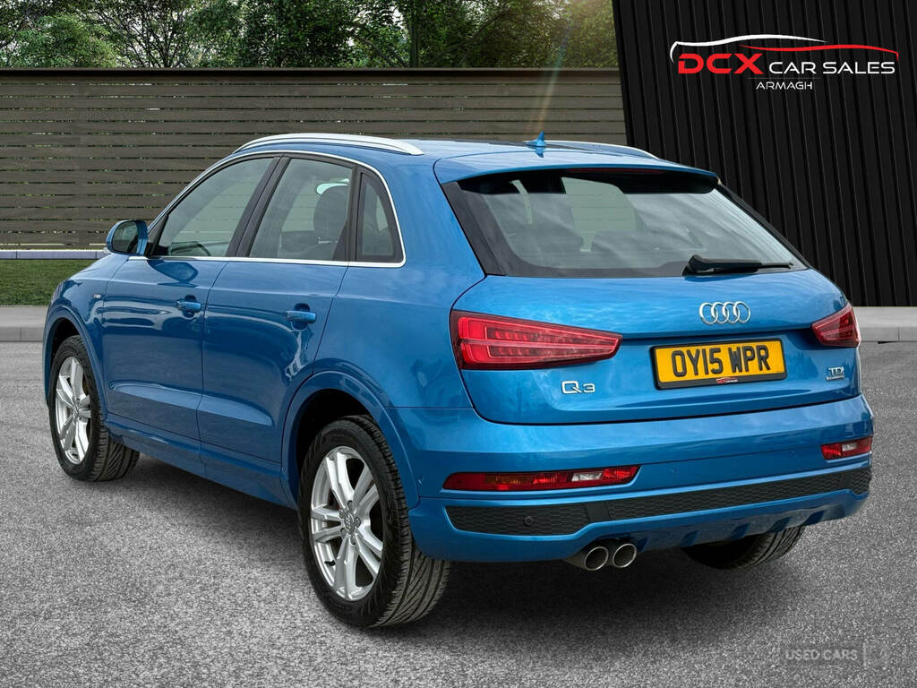 Audi Q3 2.0 Tdi 184 Quattro S Line OY15WPR Blue #5