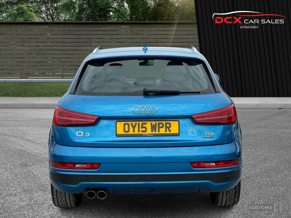 Audi Q3 2.0 Tdi 184 Quattro S Line OY15WPR Blue #4