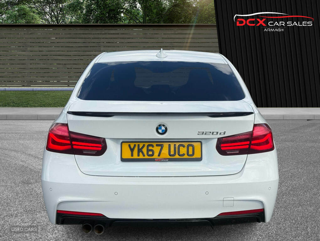 BMW 3 Series 320D M Sport Shadow Edition Step YK67UCO White #4