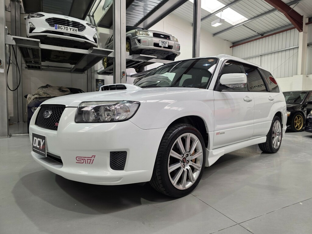 Subaru Forester Suv 2.5 Sti 200505 YD05TBK White #4