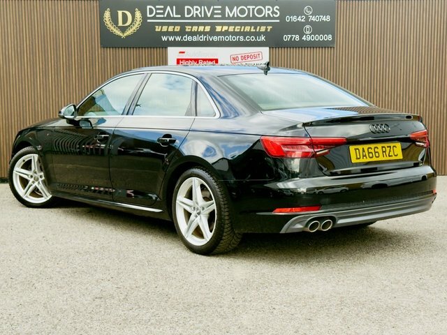 Audi A4 2016 2.0 Tdi S Line Saloon S Tronic Qua DA66RZC Black #5
