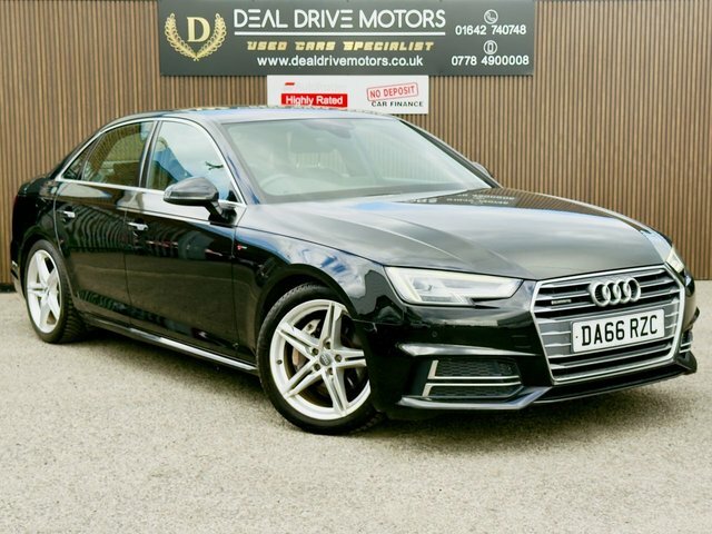 Audi A4 2016 2.0 Tdi S Line Saloon S Tronic Qua Black