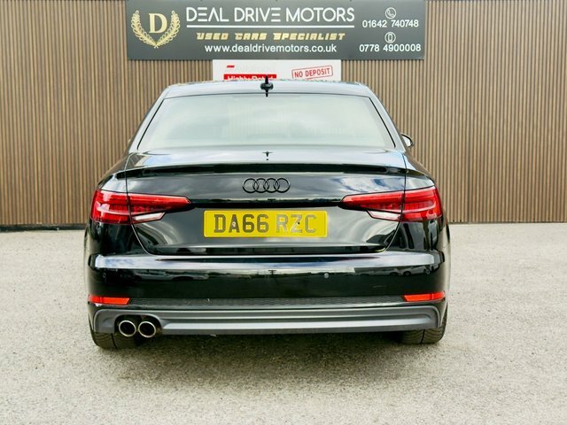 Audi A4 2016 2.0 Tdi S Line Saloon S Tronic Qua DA66RZC Black #6