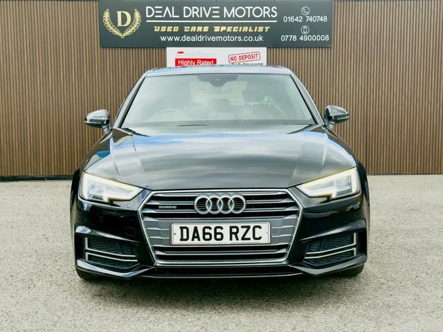 Audi A4 2016 2.0 Tdi S Line Saloon S Tronic Qua DA66RZC Black #2