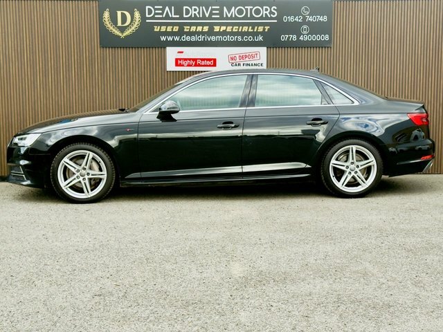 Audi A4 2016 2.0 Tdi S Line Saloon S Tronic Qua DA66RZC Black #4