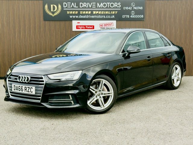 Audi A4 2016 2.0 Tdi S Line Saloon S Tronic Qua DA66RZC Black #3
