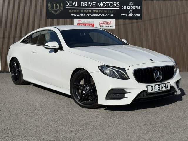 Mercedes-Benz E Class 2018 2.0 E220d Amg Line Coupe G-tronic White