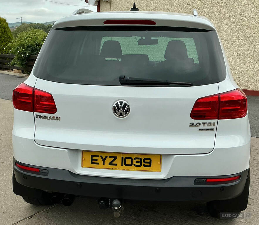 Volkswagen Tiguan 2.0 Tdi Bluemotion Tech Match White #4