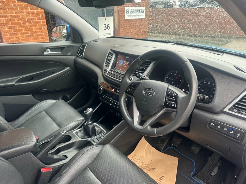 Hyundai Tucson 2L Premium Se Blue #4