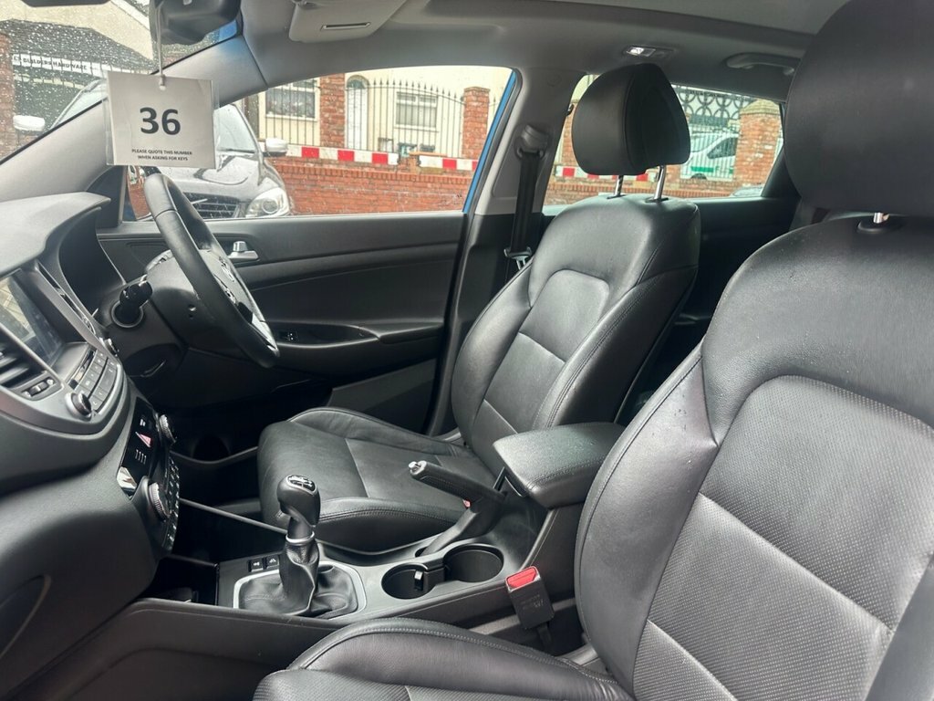 Hyundai Tucson 2L Premium Se Blue #5