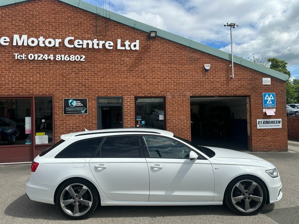 Audi A6 Avant 2L Black Edition White #3