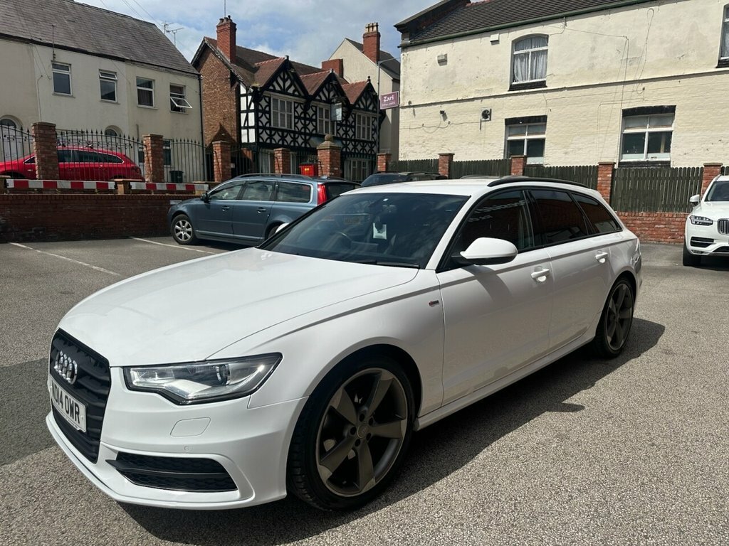 Audi A6 Avant 2L Black Edition White #2