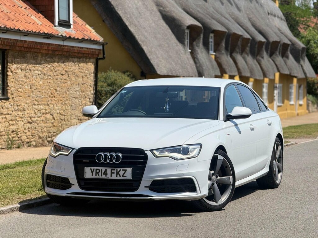 Audi A6 Saloon 3.0 Tdi V6 Black Edition S Tronic Quattro Euro 5 YR14FKZ White #6
