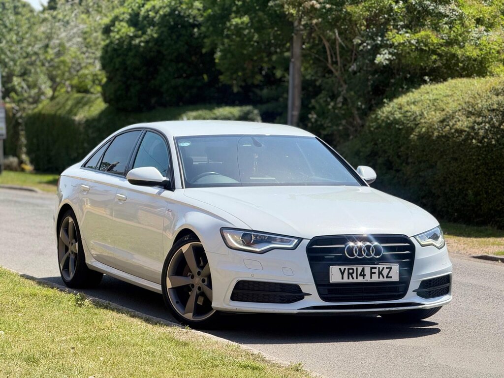 Audi A6 Saloon 3.0 Tdi V6 Black Edition S Tronic Quattro Euro 5 YR14FKZ White #2