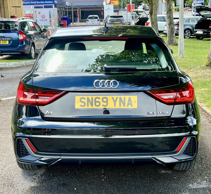Audi A1 Hatchback 1.0 Tfsi 30 S Line 201969 SN69YNA Black #6
