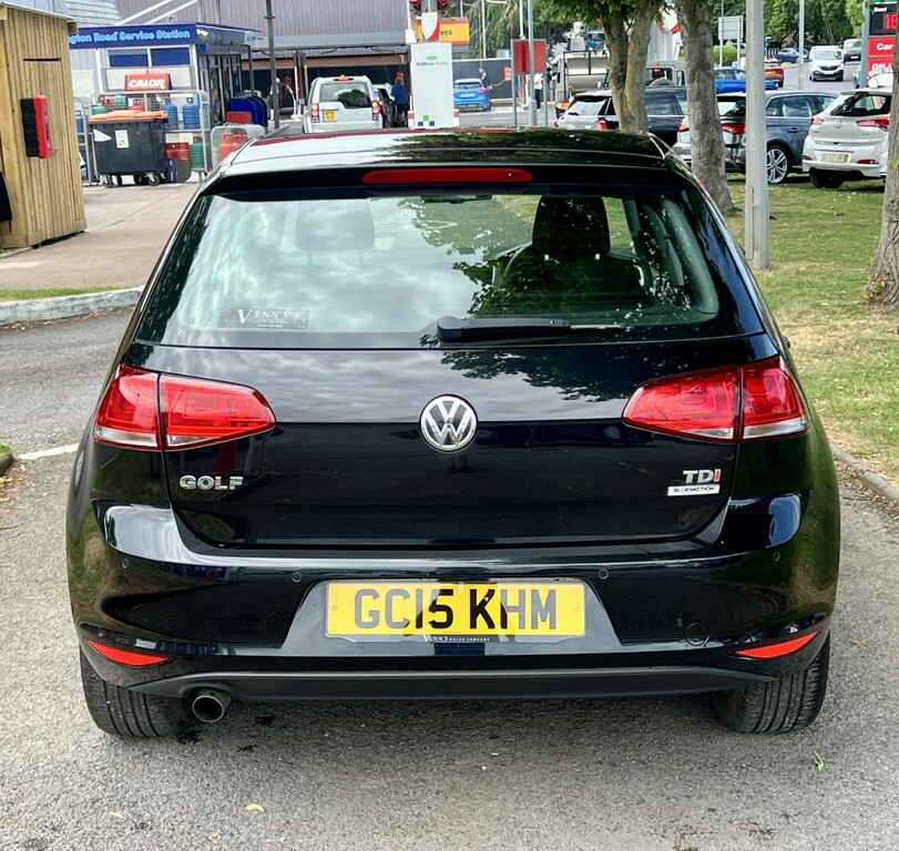Volkswagen Golf Hatchback 1.6 Tdi Bluemotion Tech Match 201515 GC15KHM Black #6