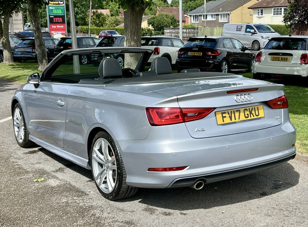 Audi A3 Cabriolet 1.6 Tdi S Line Silver #6