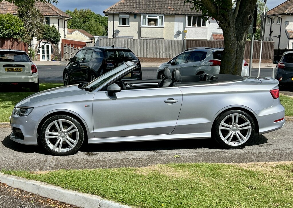 Audi A3 Cabriolet 1.6 Tdi S Line Silver #4