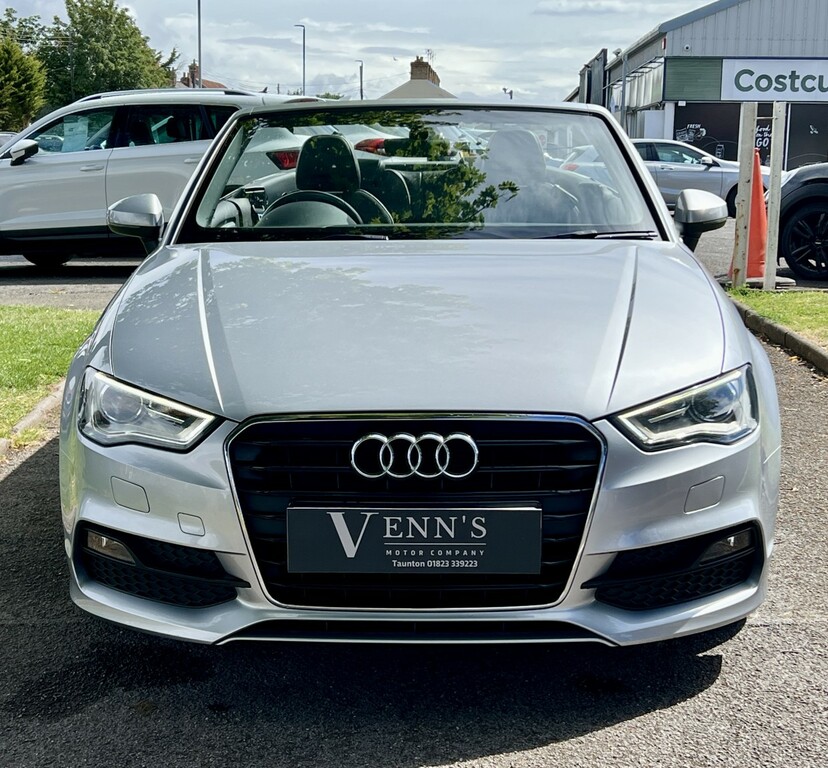 Audi A3 Cabriolet 1.6 Tdi S Line Silver #2