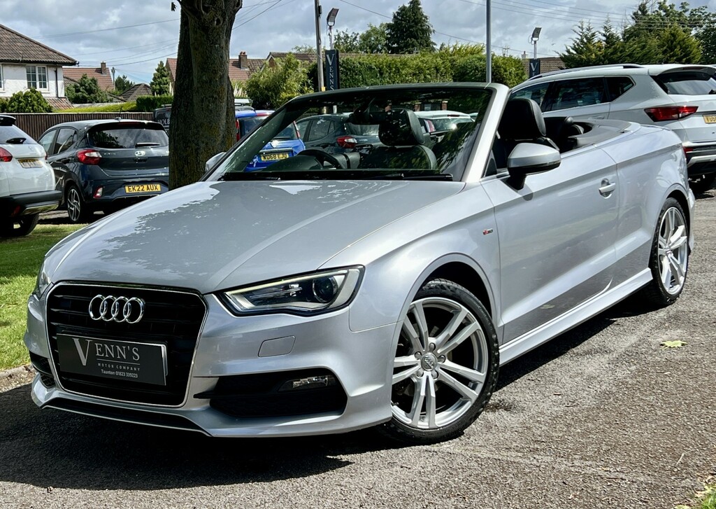 Audi A3 Cabriolet 1.6 Tdi S Line Silver #3