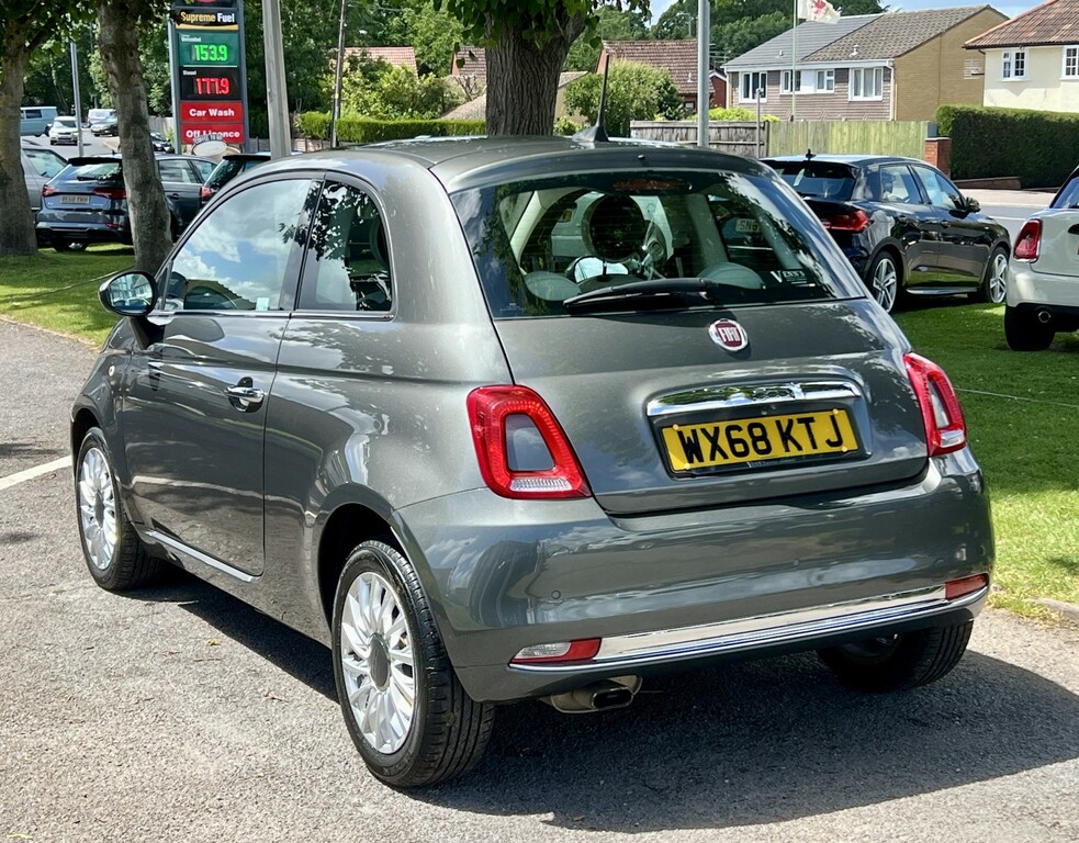 Fiat 500 Hatchback 1.2 69Hp Lounge 201868 WX68KTJ Grey #5