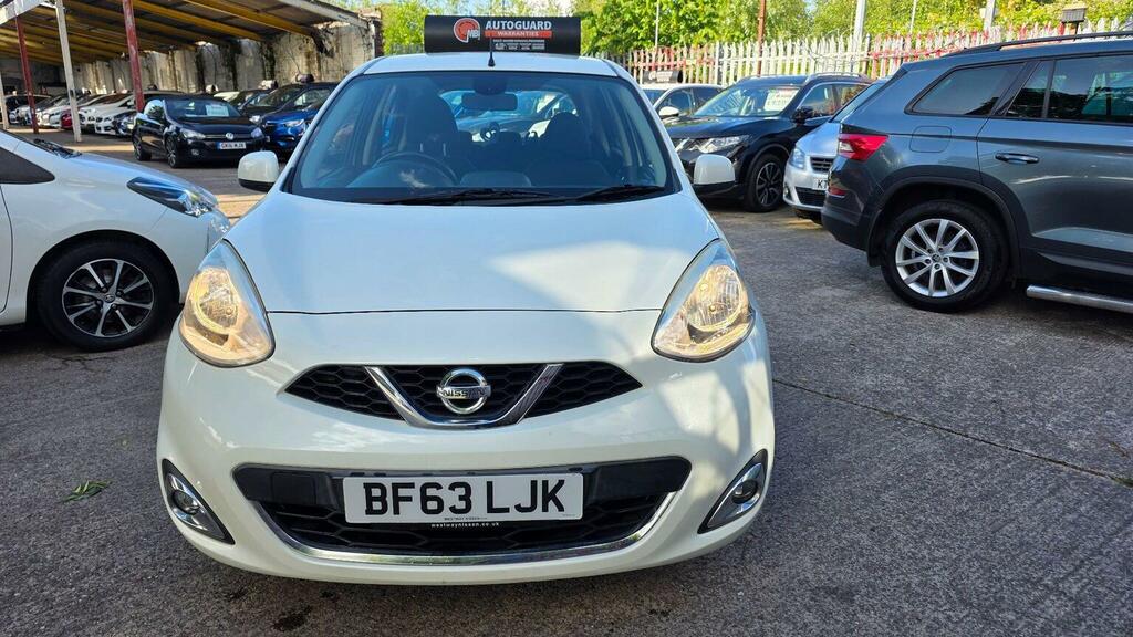 Nissan Micra 1.2 Dig-s Acenta Cvt Euro 5 Ss White #5