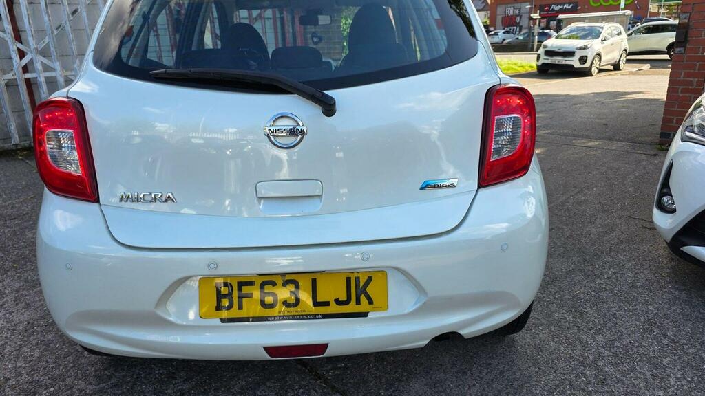Nissan Micra 1.2 Dig-s Acenta Cvt Euro 5 Ss White #6