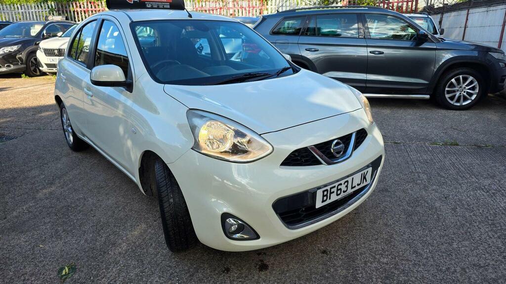 Nissan Micra 1.2 Dig-s Acenta Cvt Euro 5 Ss White #2