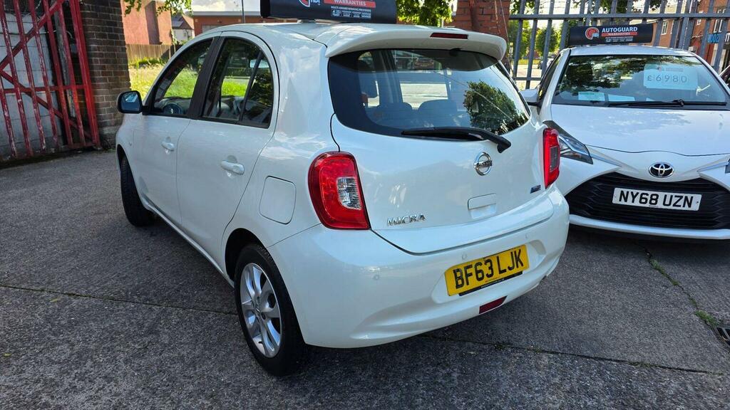 Nissan Micra 1.2 Dig-s Acenta Cvt Euro 5 Ss White #4
