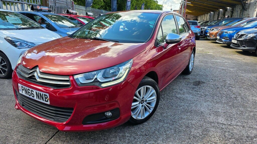Citroen C4 1.6 Bluehdi Flair Eat6 Euro 6 Ss Red