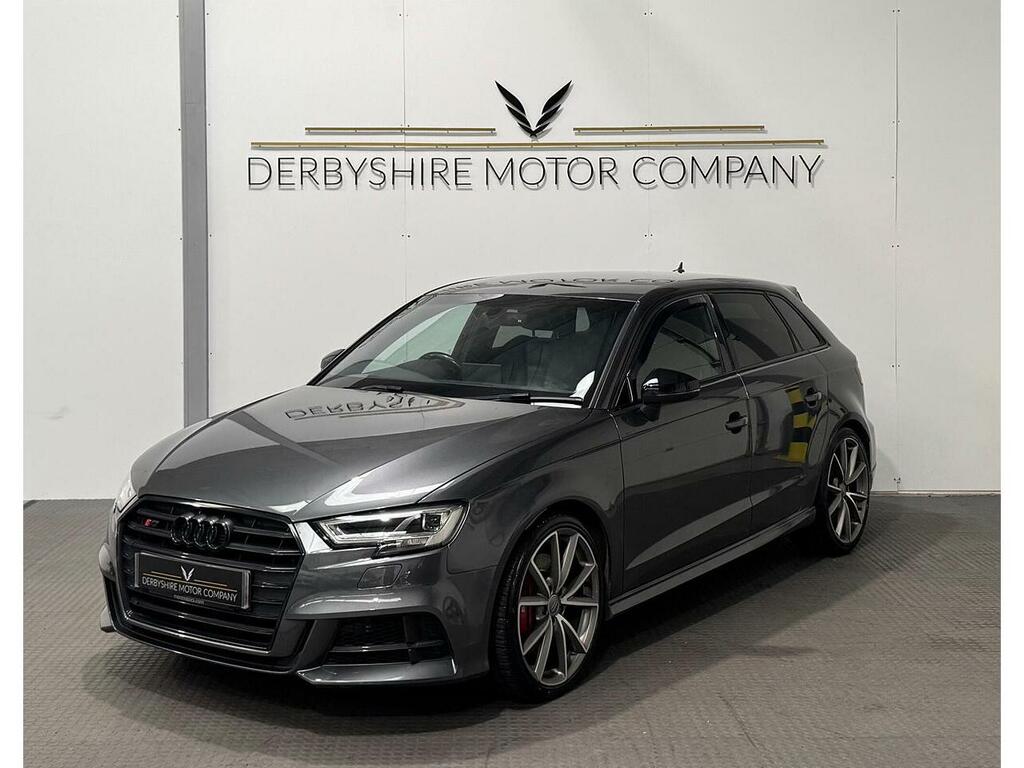 Audi S3 2.0 Tfsi Black Edition Sportback S Tron CF67BBV Grey #3