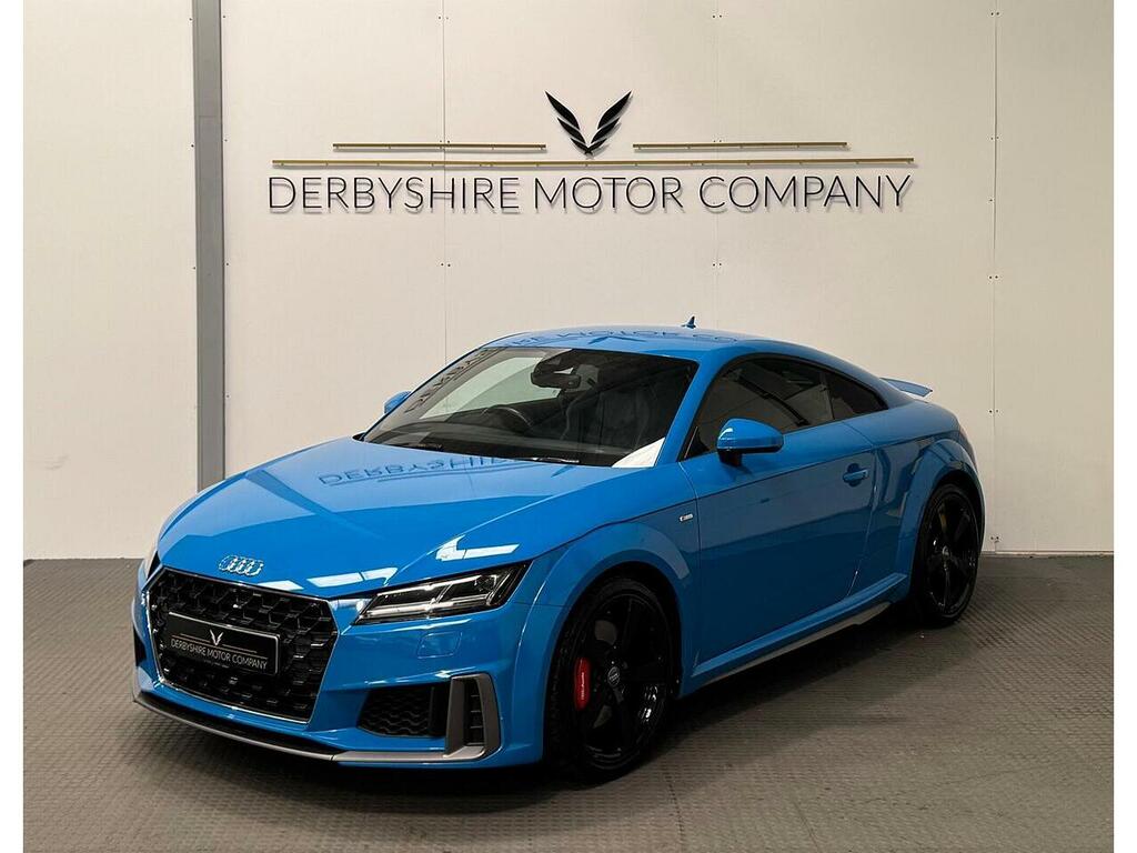 Audi TT 2.0 Tfsi 45 S Line Coupe S Tronic Euro WS19DHL Blue #3