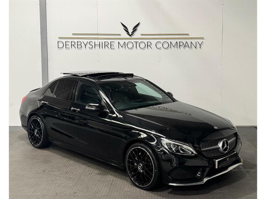 Mercedes-Benz C Class 2.1 C220d Amg Line Premium Plus Saloon Diese Black