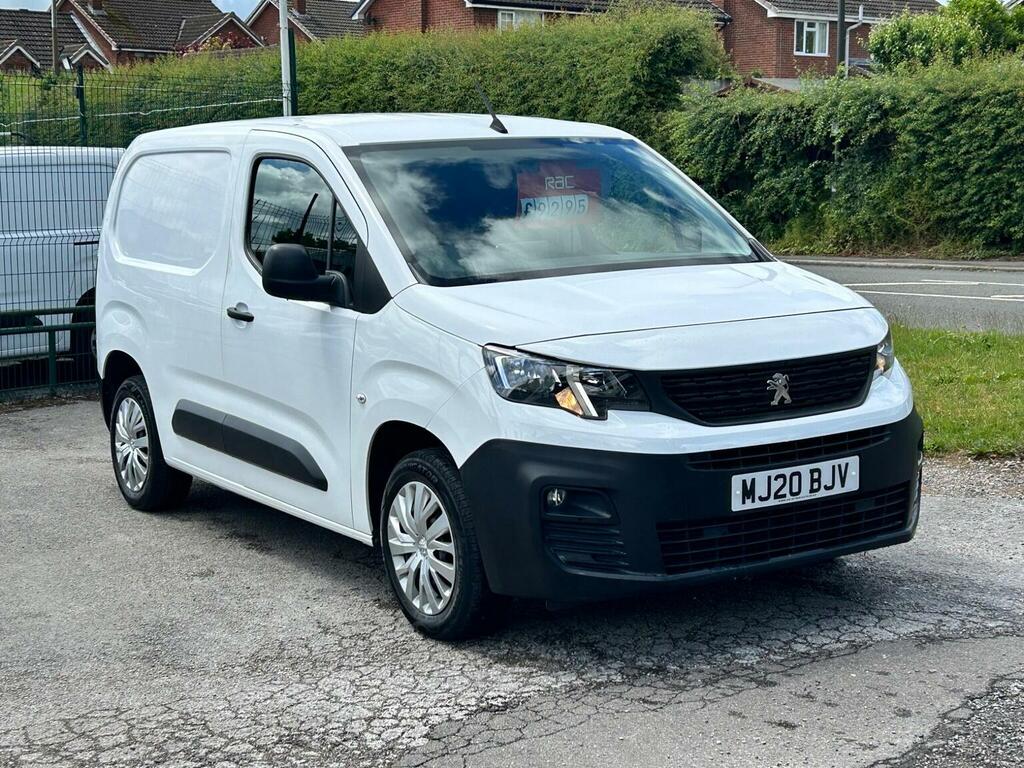 Peugeot Partner 1.5 Bluehdi 1000 Professional Standard Panel Van S White #3