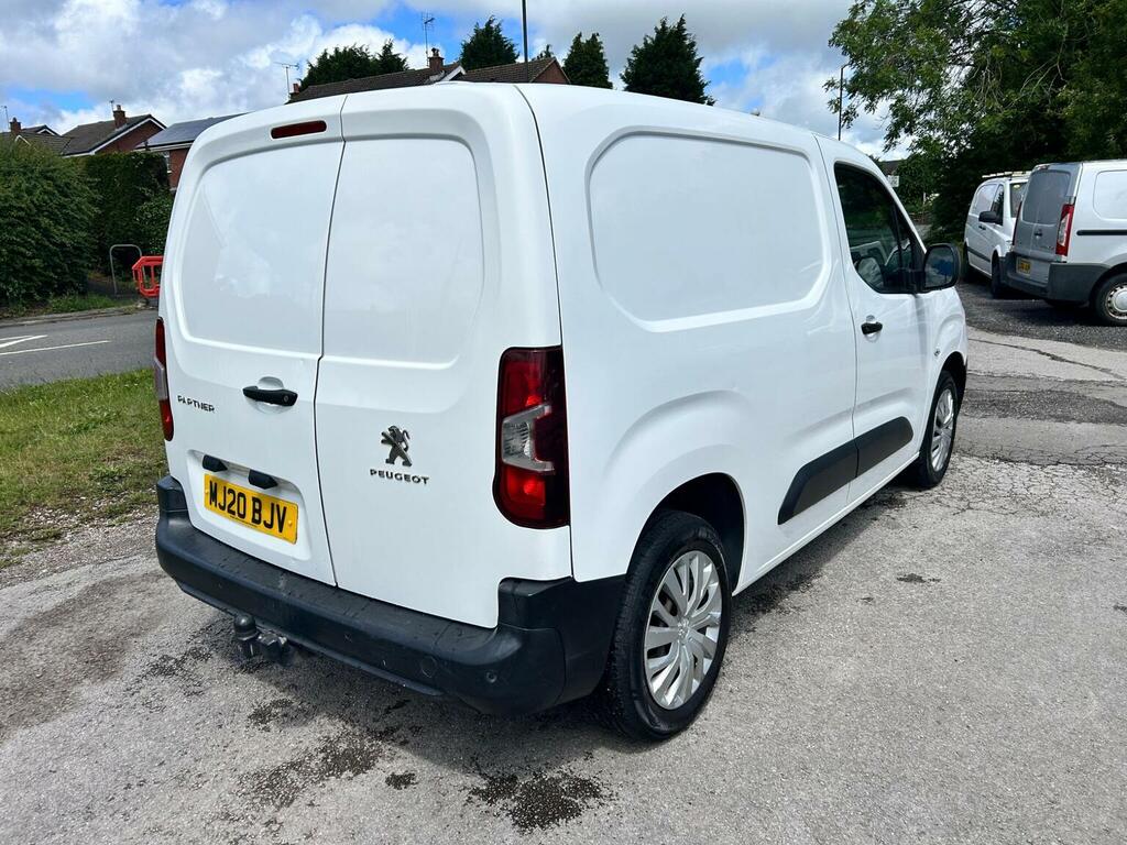 Peugeot Partner 1.5 Bluehdi 1000 Professional Standard Panel Van S White #4