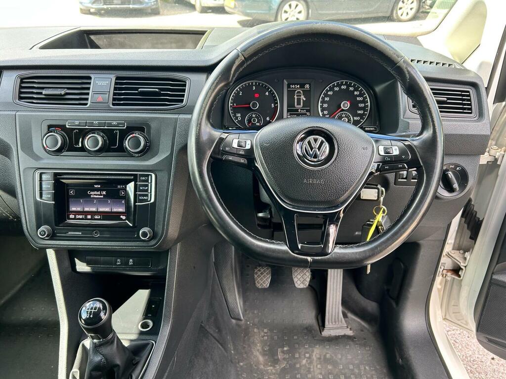 Volkswagen Caddy 1.4 Tsi C20 Bluemotion Tech Trendline Panel Van White #14