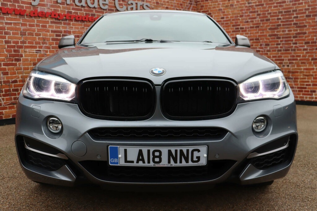 BMW X6 M50d Suv Xdrive Euro 6 Ss - Sat Nav LA18NNG Grey #3