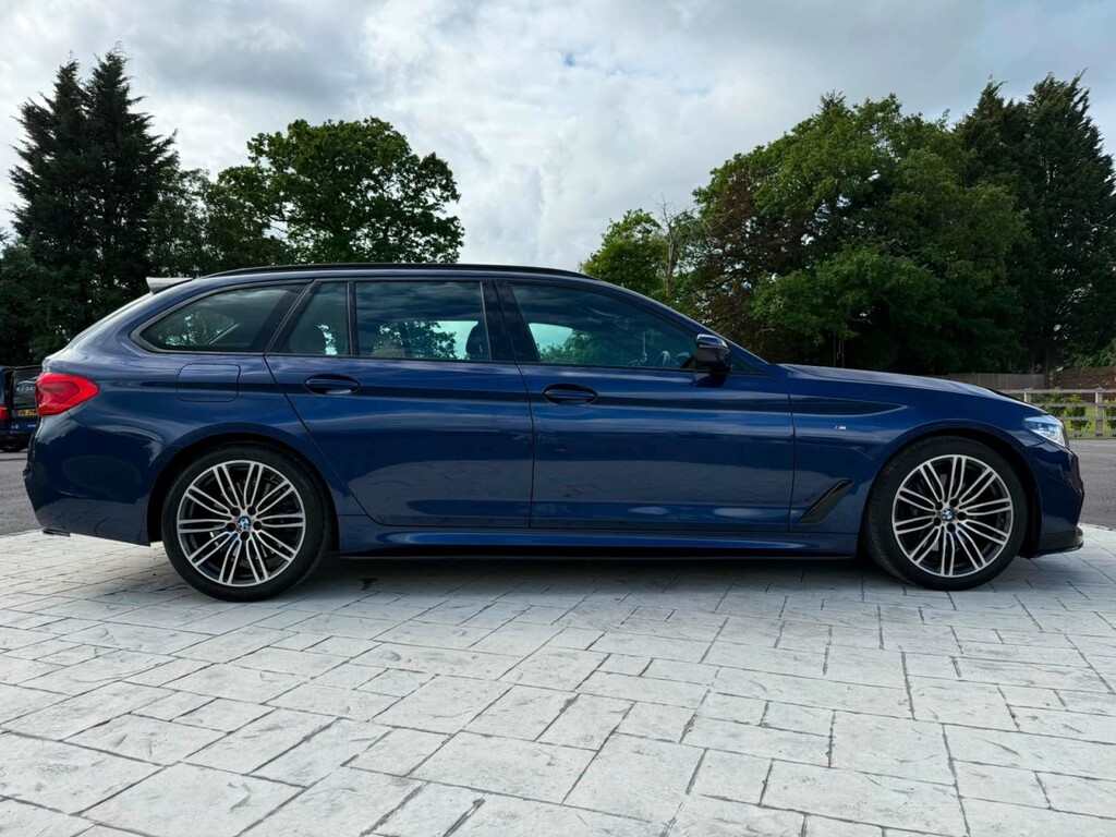 BMW 5 Series 530I M Sport Blue #3