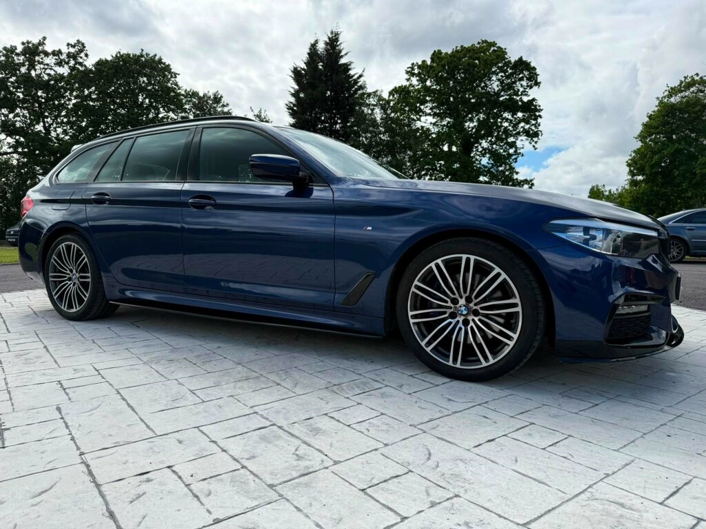 BMW 5 Series 530I M Sport Blue #2