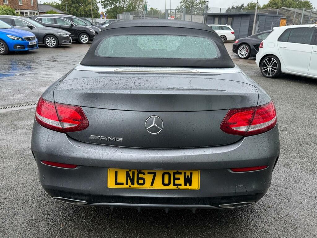 Mercedes-Benz C Class 2.1 C220d Amg Line Premium Plus Cabriolet G-tron LN67OEW Grey #4
