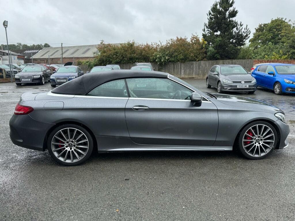 Mercedes-Benz C Class 2.1 C220d Amg Line Premium Plus Cabriolet G-tron LN67OEW Grey #6