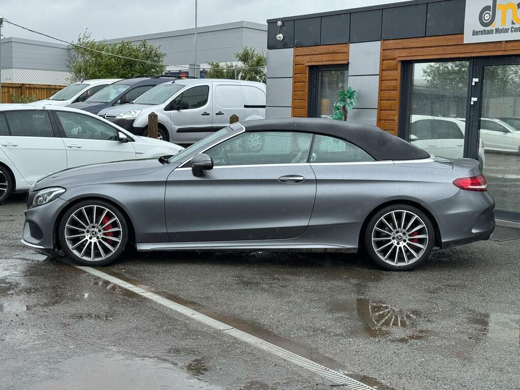 Mercedes-Benz C Class 2.1 C220d Amg Line Premium Plus Cabriolet G-tron LN67OEW Grey #2