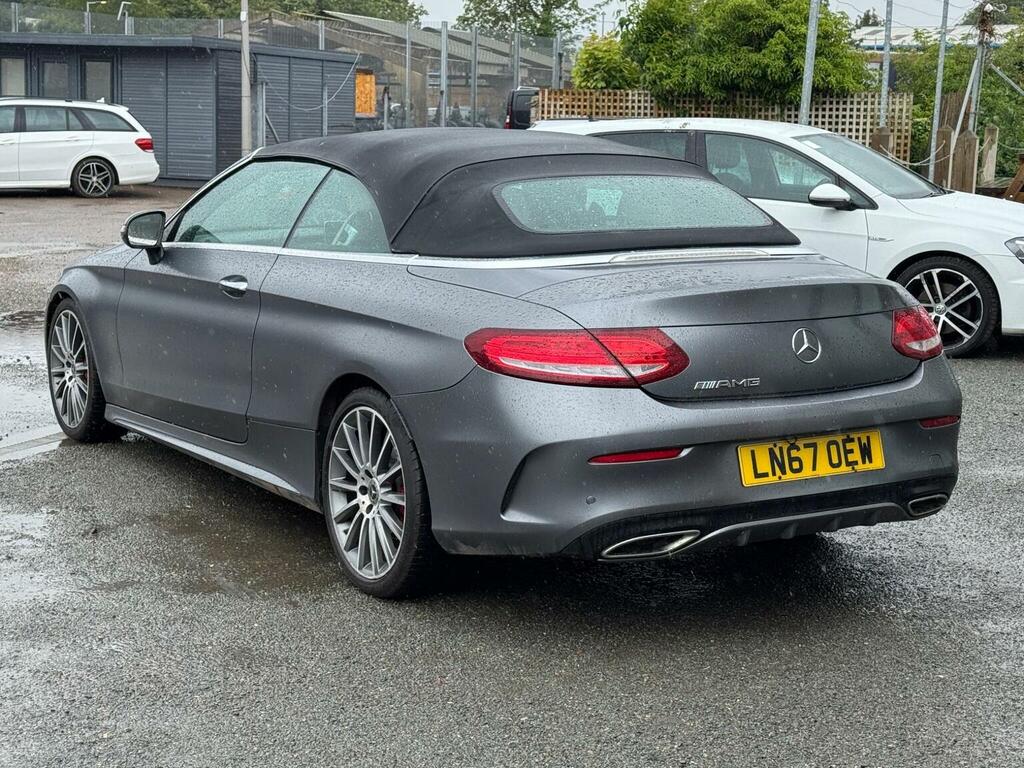 Mercedes-Benz C Class 2.1 C220d Amg Line Premium Plus Cabriolet G-tron LN67OEW Grey #3