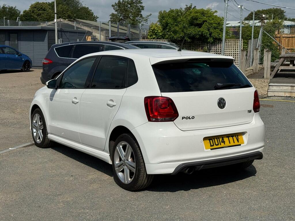 Volkswagen Polo 1.2 Tsi R-line Euro 5 DU14TTV White #3