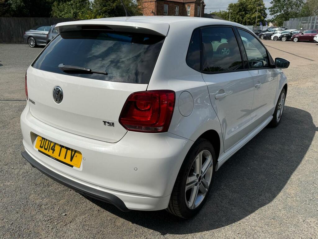Volkswagen Polo 1.2 Tsi R-line Euro 5 DU14TTV White #5