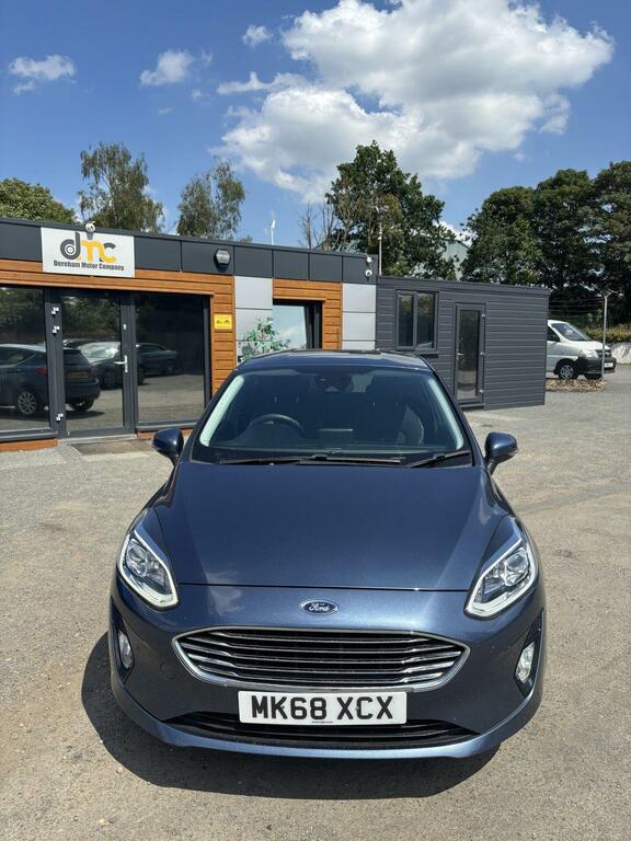 Ford Fiesta 1.0T Ecoboost Titanium Euro 6 Ss MK68XCX Blue #2