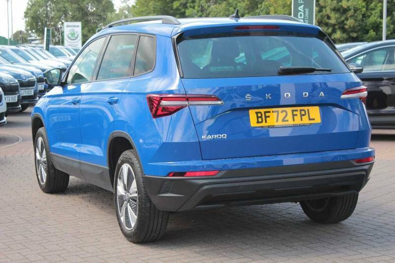 Skoda Karoq 1.0 Tsi Se Drive - 2022 72 BF72FPL Blue #3